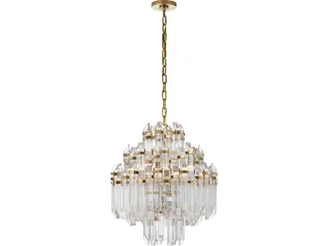 ADELE FOUR-TIER WATERFALL - Brass chandelier by Visual Comfort Europe - view 2